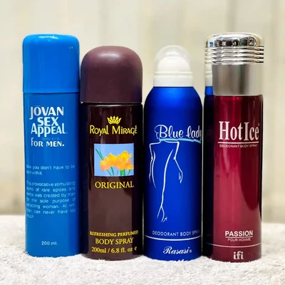 premium 4pcs Body spray combo